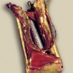 Bronze Red Freedom Mezuzah