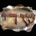 Copper and bronze Hebrew Plaque