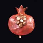 Pomegranate Pendent made from Copper and bronze