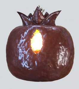 Copper Pomegranate Sconce