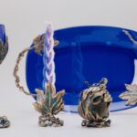 Grape Leaf Havdalah Set