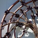 4' Round Tree of Life Copper and Bronze Wall Sculpture